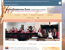 Tablet Screenshot of ledyardcongregational.org